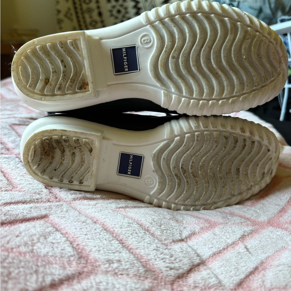 Tommy Hilfiger Kids' Navy and Red Rain Boots - Picture 7 of 13